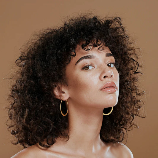 Aros Argolla Tribal Oro MAXI