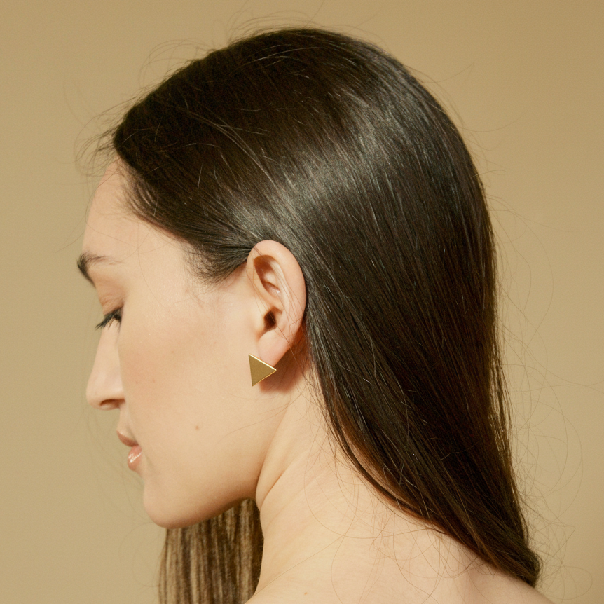Aros Triángulo Pequeño - MINIMAL GOLD