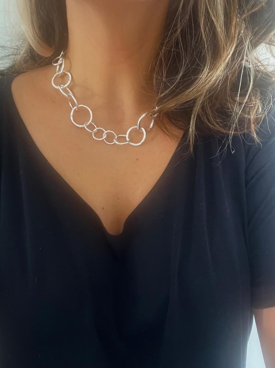 Collar Argollas Chunky