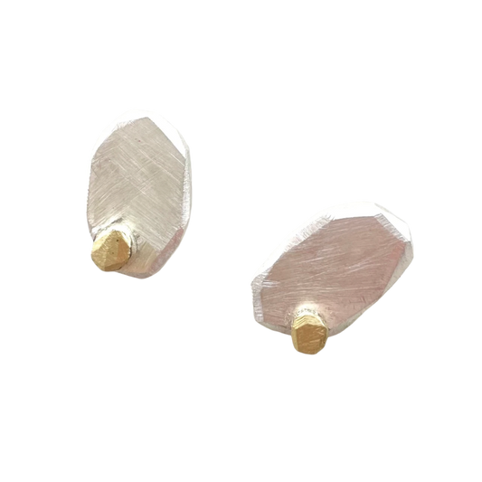 Aros con Roca pequeña - Rumi Quri