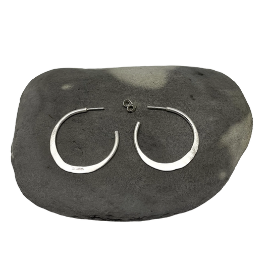 Aros Argolla Tribal Plata