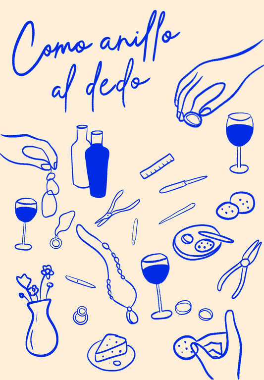 Como Anillo al Dedo - Taller de Joyería con Vino