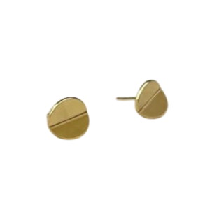 Aros Origami Círculo Oro - MINIMAL GOLD