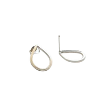 Cargar imagen en el visor de la galería, Aros Gota Plata - MINIMAL GOLD