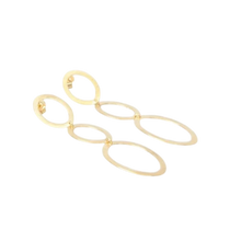 Cargar imagen en el visor de la galería, Aros 3 círculos - MINIMAL GOLD
