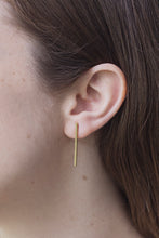 Cargar imagen en el visor de la galería, MINIMAL GOLD - Aros Palito 3 cms Plata