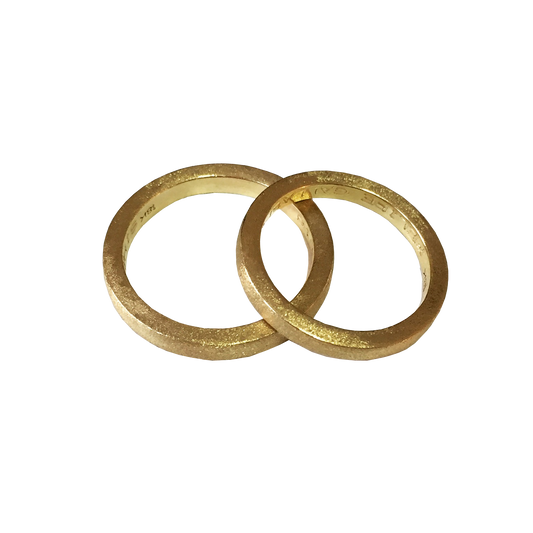 Argollas Corte Plano