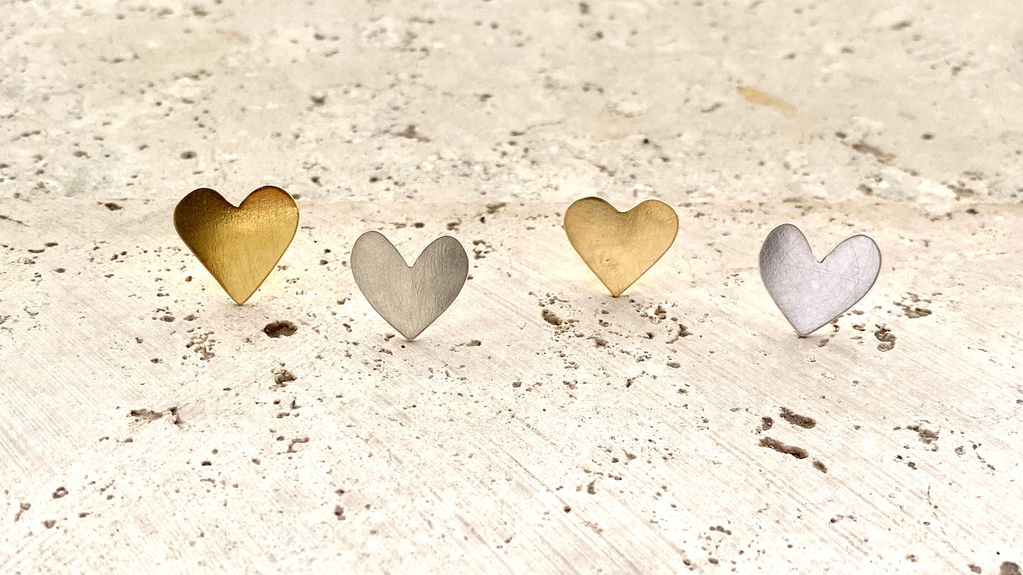 Aros corazón - MINIMAL GOLD