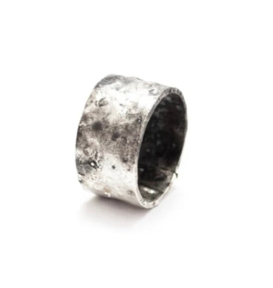 Anillo Texturado Black and White