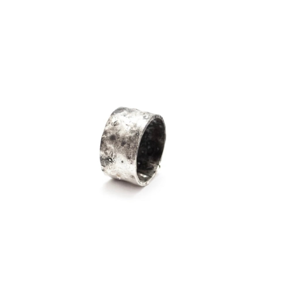 Anillo Texturado Black and White