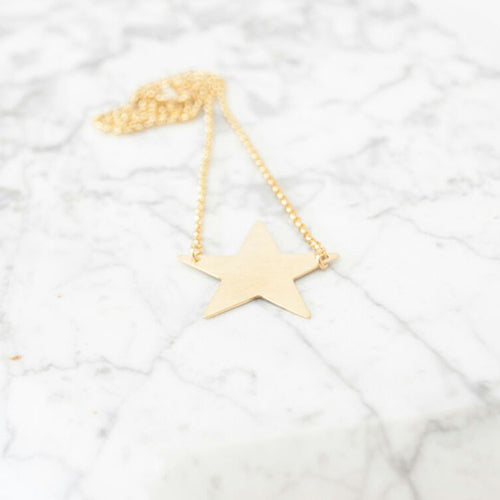 MINIMAL GOLD - Collar Estrella.