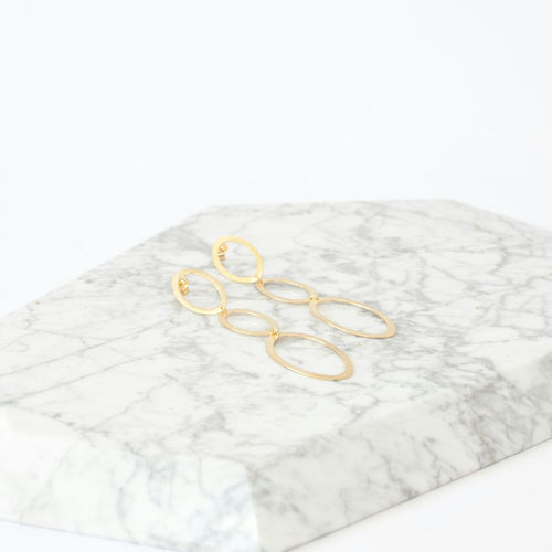 MINIMAL GOLD - Aros 3 círculos