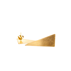 MINIMAL GOLD - Aros Triángulo Mediano.