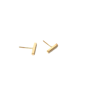 MINIMAL GOLD - Aros Palito 1 cm. Oro