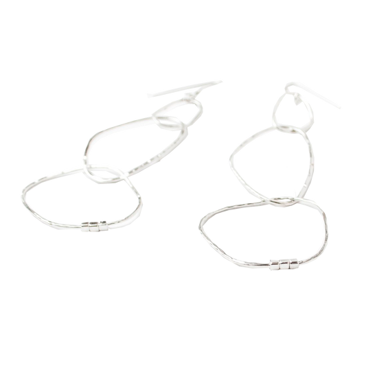 Aros Glam Plata - MINIMAL GOLD